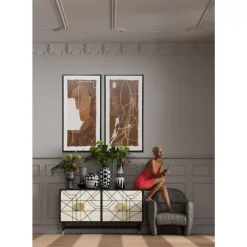 Discount Gerahmtes Bild Essence Geo 60X120Cm Bilder