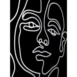 Online Gerahmtes Bild Faccia Arte Woman 60X80Cm Bilder