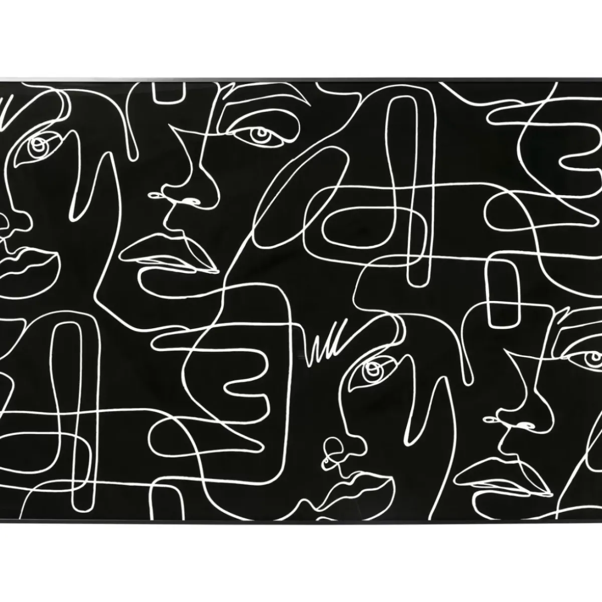 New Gerahmtes Bild Faccia Arte Drawing 150X100Cm Bilder
