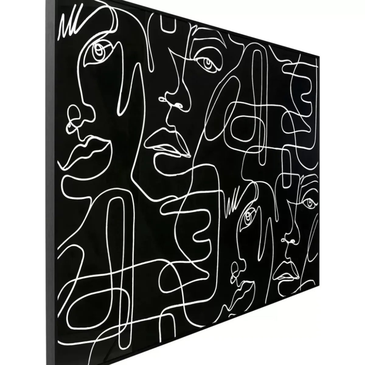 New Gerahmtes Bild Faccia Arte Drawing 150X100Cm Bilder