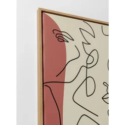 Online Gerahmtes Bild Faccia Arte Tri Colore 90X120Cm Bilder