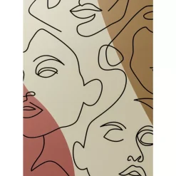 Online Gerahmtes Bild Faccia Arte Tri Colore 90X120Cm Bilder