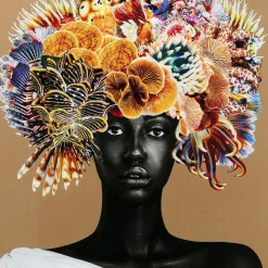 Outlet Gerahmtes Bild Flower Hair 120X120Cm Bilder