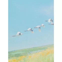 Best Gerahmtes Bild Flying Birds 120X120Cm Bilder