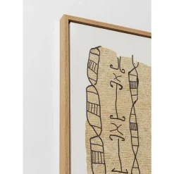 New Gerahmtes Bild Native Spirals 50X150Cm Bilder