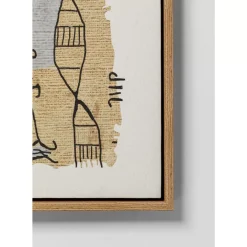 New Gerahmtes Bild Native Spirals 50X150Cm Bilder