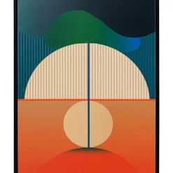 Hot Gerahmtes Bild Sunrise 75X100Cm Bilder