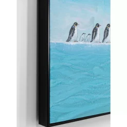 Online Gerahmtes Bild Walking Penguins 140X140Cm Bilder