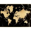 New Gerahmtes Bild World Map 150X100Cm Bilder