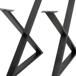 Hot Gestell Tavola Cross Schwarz (2/Set) Tische
