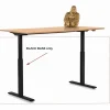 Outlet Gestell Tavola Office Schwarz Smart Tische