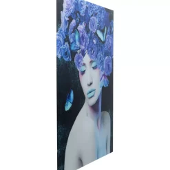 Best Glasbild Blue Queen 80X120Cm Bilder