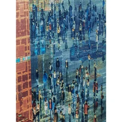 New Glasbild 3D Future City 150X100Cm Bilder