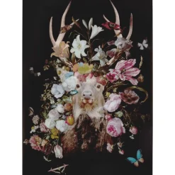 Hot Glasbild Deer Garden 80X120Cm Bilder