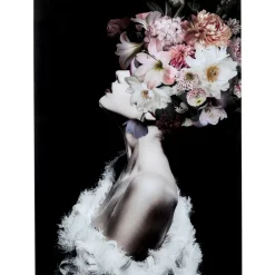 Discount Glasbild Flowery Beauty 80X120Cm Bilder