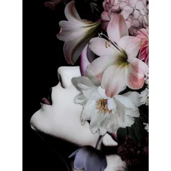Discount Glasbild Flowery Beauty 80X120Cm Bilder