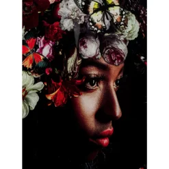Outlet Glasbild Flowery Shoulder View 150X100Cm Bilder