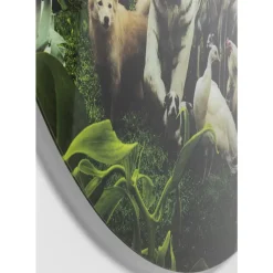 Hot Glasbild Jungle Animals O120Cm Bilder