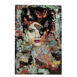 Hot Glasbild Lady Butterfly 100X150Cm Bilder