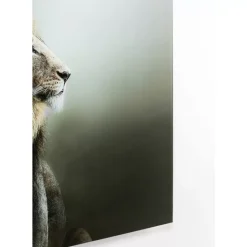 Outlet Glasbild Lion King 100X100Cm Bilder