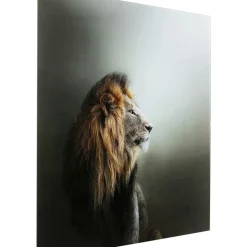 Outlet Glasbild Lion King 100X100Cm Bilder