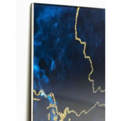 Best Glasbild Metallic Ocean 100X100Cm Bilder