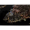 Outlet Glasbild Midnight City 180X120Cm Bilder