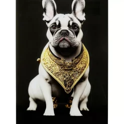 Hot Glasbild Noble Dog 40X60Cm Bilder