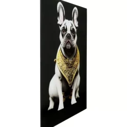 Hot Glasbild Noble Dog 40X60Cm Bilder