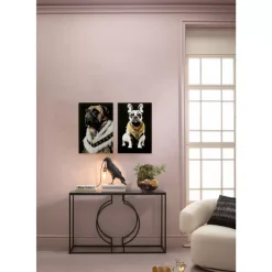 Hot Glasbild Noble Dog 40X60Cm Bilder