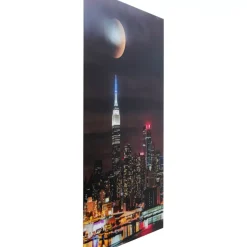 Best Glasbild Skyline Moon 80X120Cm Bilder