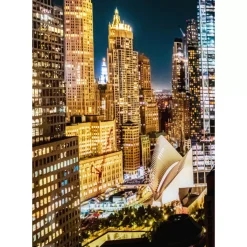 Sale Glasbild Skyline Night 150X100Cm Bilder