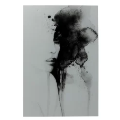 Best Glasbild Smokey Face 100X150Cm Bilder