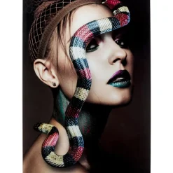 Online Glasbild Snake Girl 80X120Cm Bilder