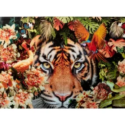 Best Glasbild Tiger On Hunt 150X100Cm Bilder