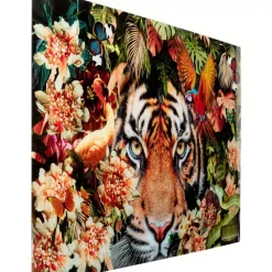 Best Glasbild Tiger On Hunt 150X100Cm Bilder