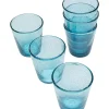 Clearance Glas-Set Bubble Blau (6/Tlg.) Geschirr & Tischaccessoires