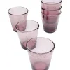 Hot Glas-Set Bubble Mauve (6/Tlg.) Geschirr & Tischaccessoires