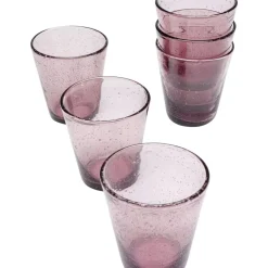 Hot Glas-Set Bubble Mauve (6/Tlg.) Geschirr & Tischaccessoires