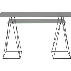 Clearance Glasset Polar 8Mm Esg Smoke 130X65Cm Tische