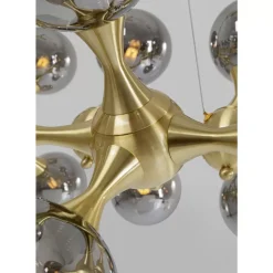 Outlet Hangeleuchte Atomic Balls Brass 140Cm Hängeleuchten