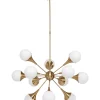 Hangeleuchte Bulb Fiction 12 Brass O102Cm Hängeleuchten