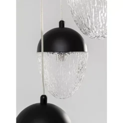 Online Hangeleuchte Frozen 5 Schwarz Matt O35Cm Hängeleuchten