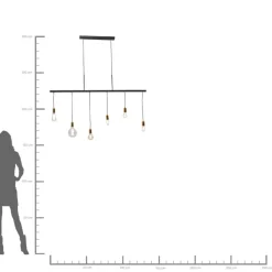 Discount Hangeleuchte Pole Black Six Hängeleuchten