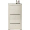 New Hochkommode Luxury Champagne 5 Schube Kommoden & Sideboards