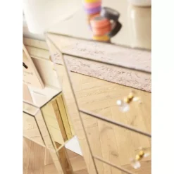 New Hochkommode Luxury Champagne 5 Schube Kommoden & Sideboards