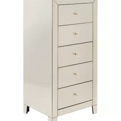 New Hochkommode Luxury Champagne 5 Schube Kommoden & Sideboards