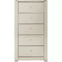 New Hochkommode Luxury Champagne 5 Schube Kommoden & Sideboards