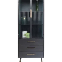 Outlet Hochschrank La Gomera 2 Turen 3 Schube Regale