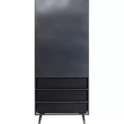 Outlet Hochschrank La Gomera 2 Turen 3 Schube Regale